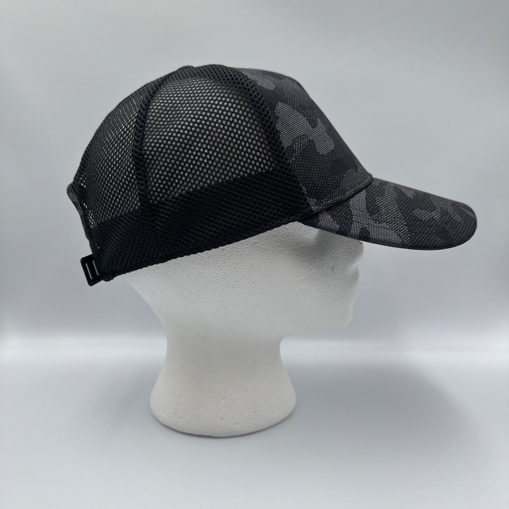 Lululemon Hat Cap SnapBack Men Black Camo Mesh Trucker Adjustable Athletic Gym - Picture 4 of 9